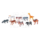 SET D'ANIMAUX DU ZOO (100)