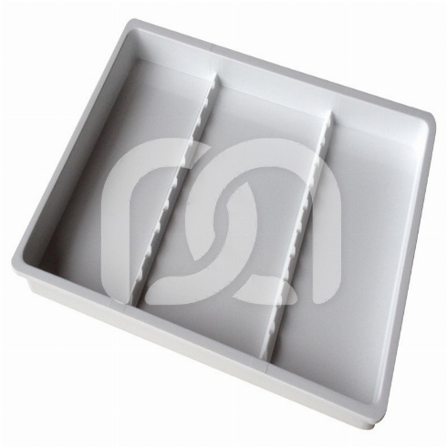 PLATEAU VERT MELAMINE AVEC PORTE INSTRUMENTS (20X15CM) 