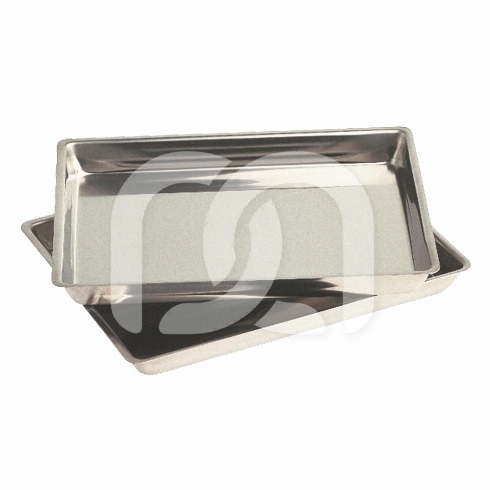 PLATEAU EN INOX NICHROMINOX (28X18CM) GRIS