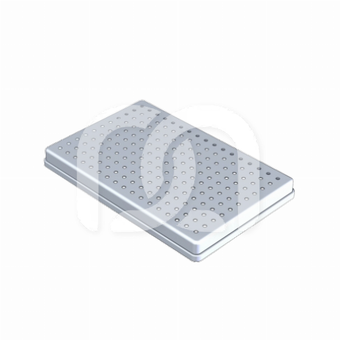 COUVERCLE PLATEAU ALUMINIUM PERFORE (28X18)