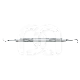 DUBBELZIJDIGE EXCAVATOR - WHITE 