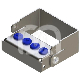 PLUG IN - 4 PERFORATIES (1) : HOOFDKLEUR:BLAUW, SNUIFJE:FG/CA