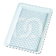 TRAY ZONDER COMPARTIMENTEN (400) : LENGTE:20 CM, HOOFDKLEUR:WIT, LENGTE:10 CM