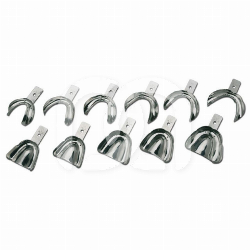 PORTE-EMPREINTES INOX - ÉDENTÉS TOTAUX (11)