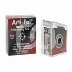 ARTI-FOL MÉTALLIQUE - LE DISTRIBUTEUR EN ROULEAU DOUBLE FACE NOIR/ROUGE BK28