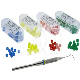 BAGUES EN SILICONE (50) : TAILLE:NON RENSEIGNÉ, COULEUR PRINCIPALE:BLEU