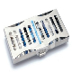 ERGO CASSETTE VOOR 5 INSTRUMENTEN : LENGTE:18,40 CM, HOOFDKLEUR:GROEN, LENGTE:11 CM, MATERIALEN:SILICONE, HOOGTE:2,50 CM, AANTAL INSTRUMENTEN:5
