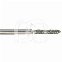 FRAISES CYLINDRIQUES POINTUES DIAMANTÉES E7 - LE LOT DE 5 FRAISES
