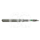 DIAMONDBOREN E42 (25) : ISO:ISO 010, LENGTE KOP:4 MM, TOTALE LENGTE:23 MM, KORREL DIAMANTBOREN:GEMIDDELD