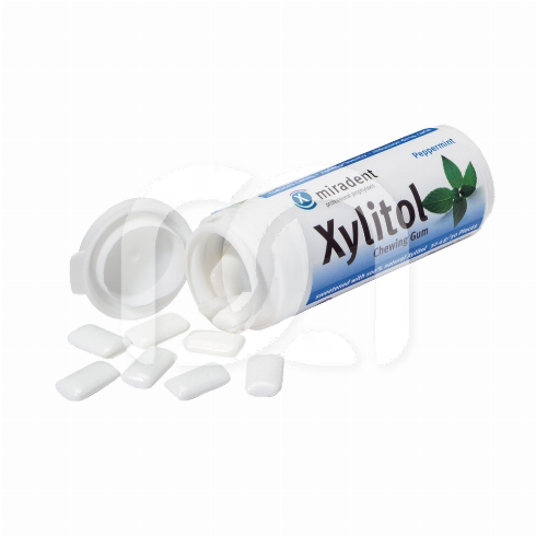 Chewing gum Miradent xylitol - La boite de 30 dragées