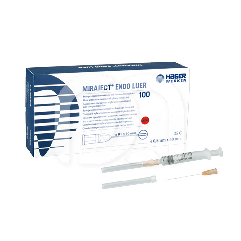 MIRAJECT ENDO LUER - DOOS VAN 100 NAALDEN 