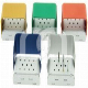 COLOR BLOC MX - 11 PERFORATIES : HOOFDKLEUR:ROOD, SNUIFJE:FG/CA