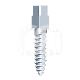 SCHROEFSTIFTEN - TITANIUM (6) : DIAMETER:1,05 MM, LENGTE:8 MM