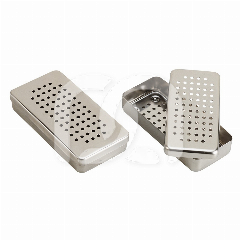 BOÎTE INOX - PERFORÉE - 17X7X3CM BOÎTE INOX - PERFORÉE - 17X7X3CM