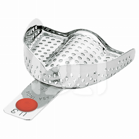 GEPERFOREERD INOX AFDRUKLEPEL - CODICOLOR