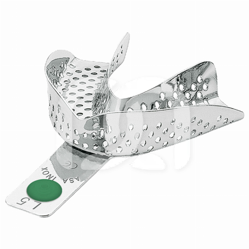 GEPERFOREERD INOX AFDRUKLEPEL - CODICOLOR