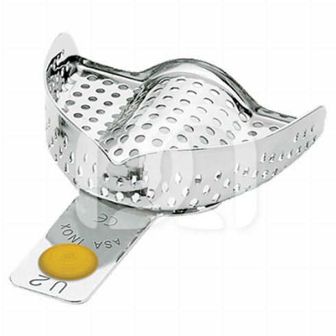 GEPERFOREERD INOX AFDRUKLEPEL - CODICOLOR