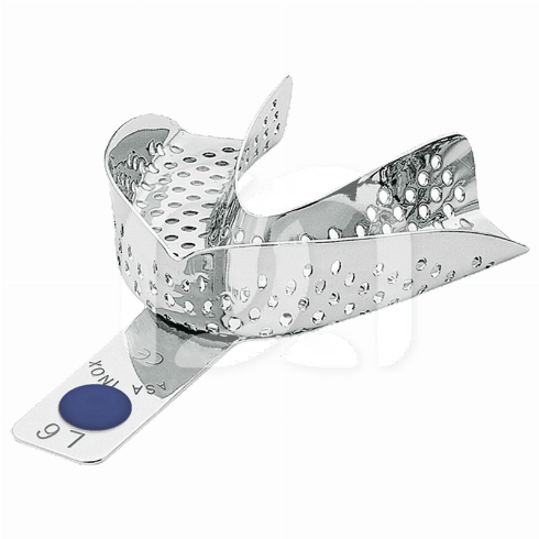 GEPERFOREERD INOX AFDRUKLEPEL - CODICOLOR