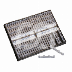 MOULES TRANSPARENTS - LE LOT DE 5 BARRETTES DE 4 MOULES SOIT 20 MOULES