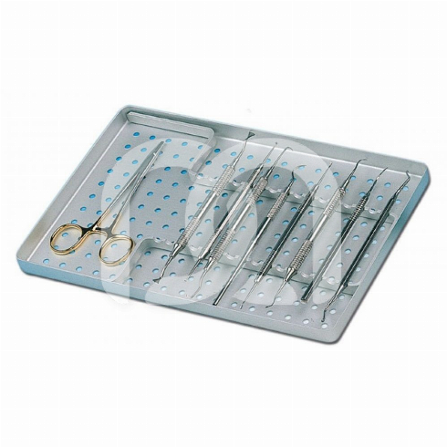 PLATEAU ALUMINIUM PERFORÉ (28X18)