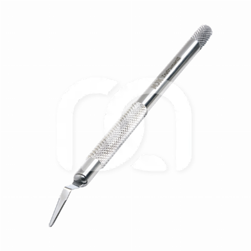 PORTE-LAME EN ACIER INOX - 14CM