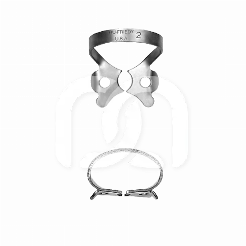 SATIN STEEL RUBBERDAMKLEMMEN