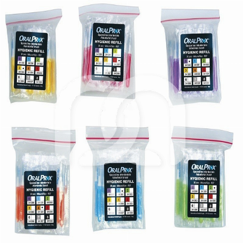 BROSSETTES ORALPROX - LA RECHARGE DE 30 BROSSETTES