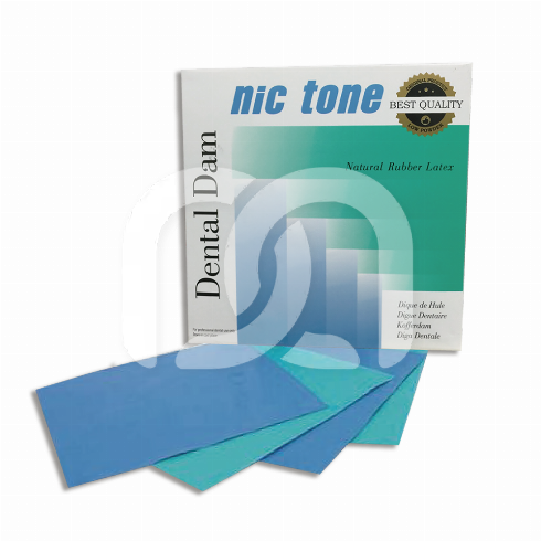 Tandheelkundige Rubberdams Nic Tone 6x6 in Latex (36)