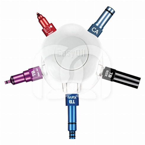 EASYOIL - CAPUCHON AVEC 1 EMBOUT CONTRE-ANGLE/PAM ET 1 EMBOUT TÊTE