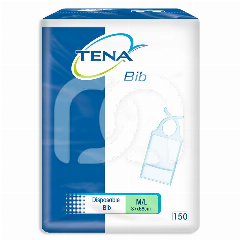 BUIDELSLABBEN - TENA BIB BIB M/L (37X68CM) (150) BUIDELSLABBEN - TENA BIB BIB M/L (37X68CM) (150)
