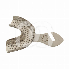 INOX AFDUKLEPELS - GEPERFOREERD - UNIS  INOX AFDUKLEPELS - GEPERFOREERD - UNIS