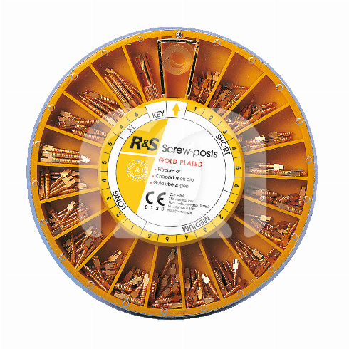 SCHROEFSTIFTEN VERGULD - ASSORTIMENT (240)