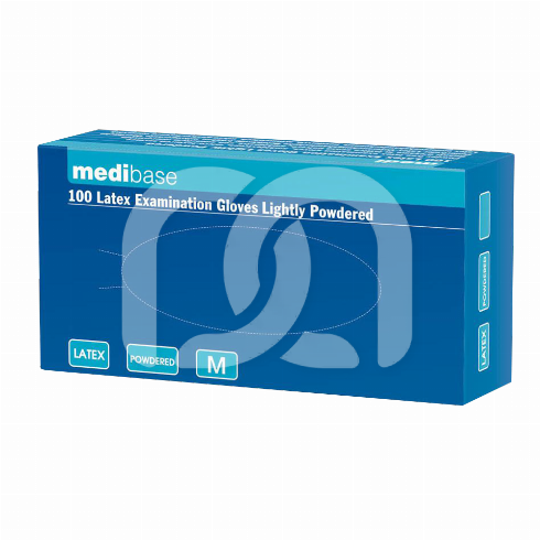 GANTS D'EXAMEN EN LATEX POUDRÉS (100)