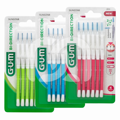 BROSSETTES GUM BI-DIRECTION COMBI (36)