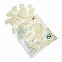 POEDERVRIJE LATEX VINGERTOPPEN (100) POEDERVRIJE LATEX VINGERTOPPEN (100)