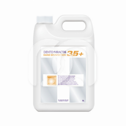 DENTO-VIRACTIS 35+ (5L) HYDROALCOHOLISCHE GEL - KAN VAN 5 LITER ZONDER POMP
 DENTO-VIRACTIS 35+ (5L) HYDROALCOHOLISCHE GEL - KAN VAN 5 LITER ZONDER POMP