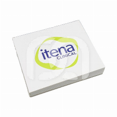 MENGBLOK GEPLASTIFICEERD PAPIER 8X7CM (100)