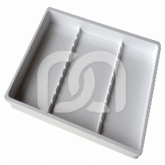 PLATEAU VERT MELAMINE AVEC PORTE INSTRUMENTS (20X10CM) 