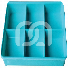 MELAMINE DIENBLAD MET 6 VIERKANTEN (20X10CM) MELAMINE DIENBLAD MET 6 VIERKANTEN (20X10CM)