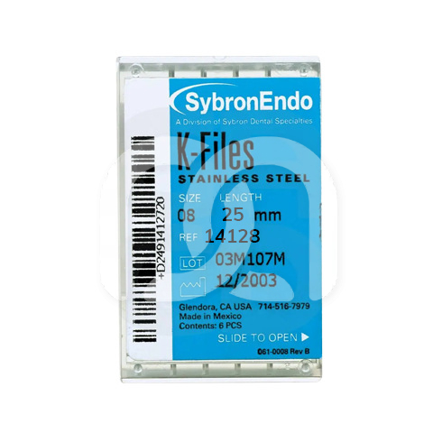 LIMES K-FILES SYBRONENDO - BOÎTE DE 6