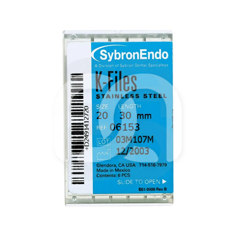 LIMES K-FILES SYBRONENDO - BOÎTE DE 6
