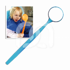 MEGA MIROIR - NEON BLEU