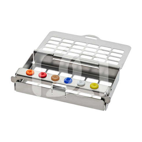 ORTHO-STRIP TRAY - PLATEAU EN ACIER INOXYDABLE

