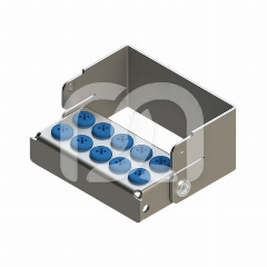 PLUG IN  BORENHOUDER MET 10 PERFORATIES
