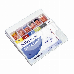 CÔNES DE GUTTA PERCHA ISO TAPER - LA BOÎTE DE 60 CÔNES