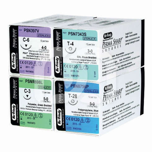 PERMA-SHARP ZIJDE HECHTDRADEN - DOOS VAN 12 UNITS DRAAD 3/0 PERMA-SHARP ZIJDE HECHTDRADEN - DOOS VAN 12 UNITS DRAAD 3/0