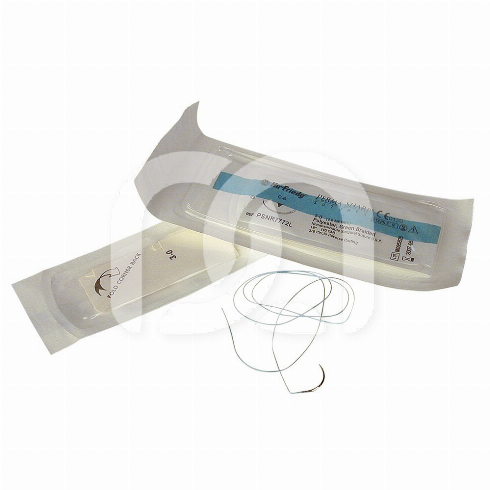 SUTURES PERMA-SHARP SOIE - LA BOÎTE DE 12 UNITÉS FIL 3/0