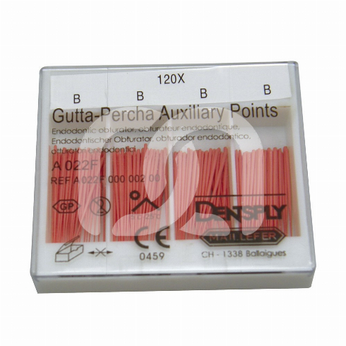GUTTA PERCHA POINTS AUXILLARY A022 F (120) GUTTA PERCHA POINTS AUXILLARY A022 F (120)