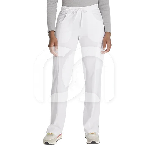 PANTALON : MID RISE DRAWSTRING TROUSER - DKE010