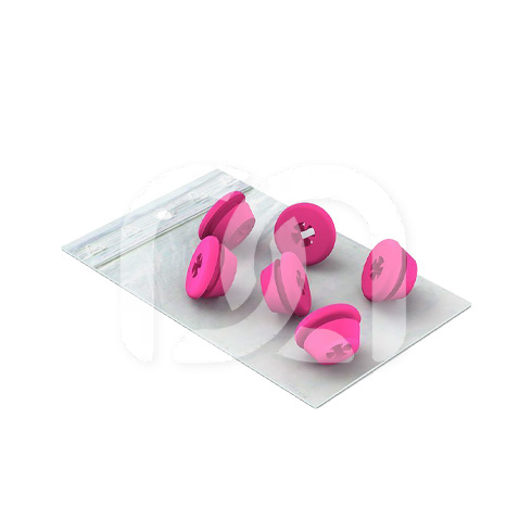 SET OF 6 GREEN SILICONE TUBES